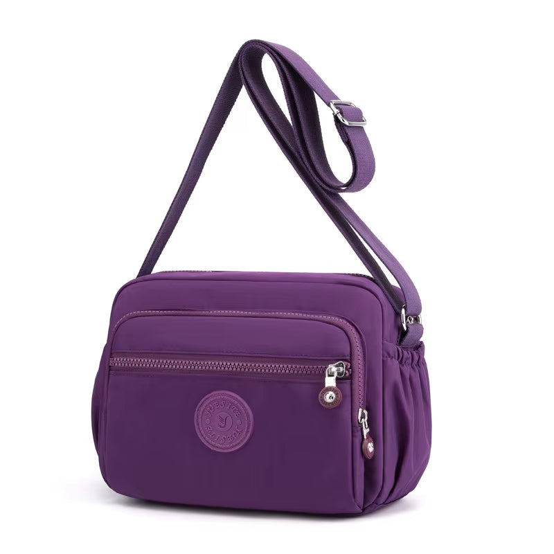 Summer New Small Women'S Handbags Waterproof Nylon Woman Shoulder Bag Lightweight Casual Women Bag 7 Colors Solid Female Bolsas