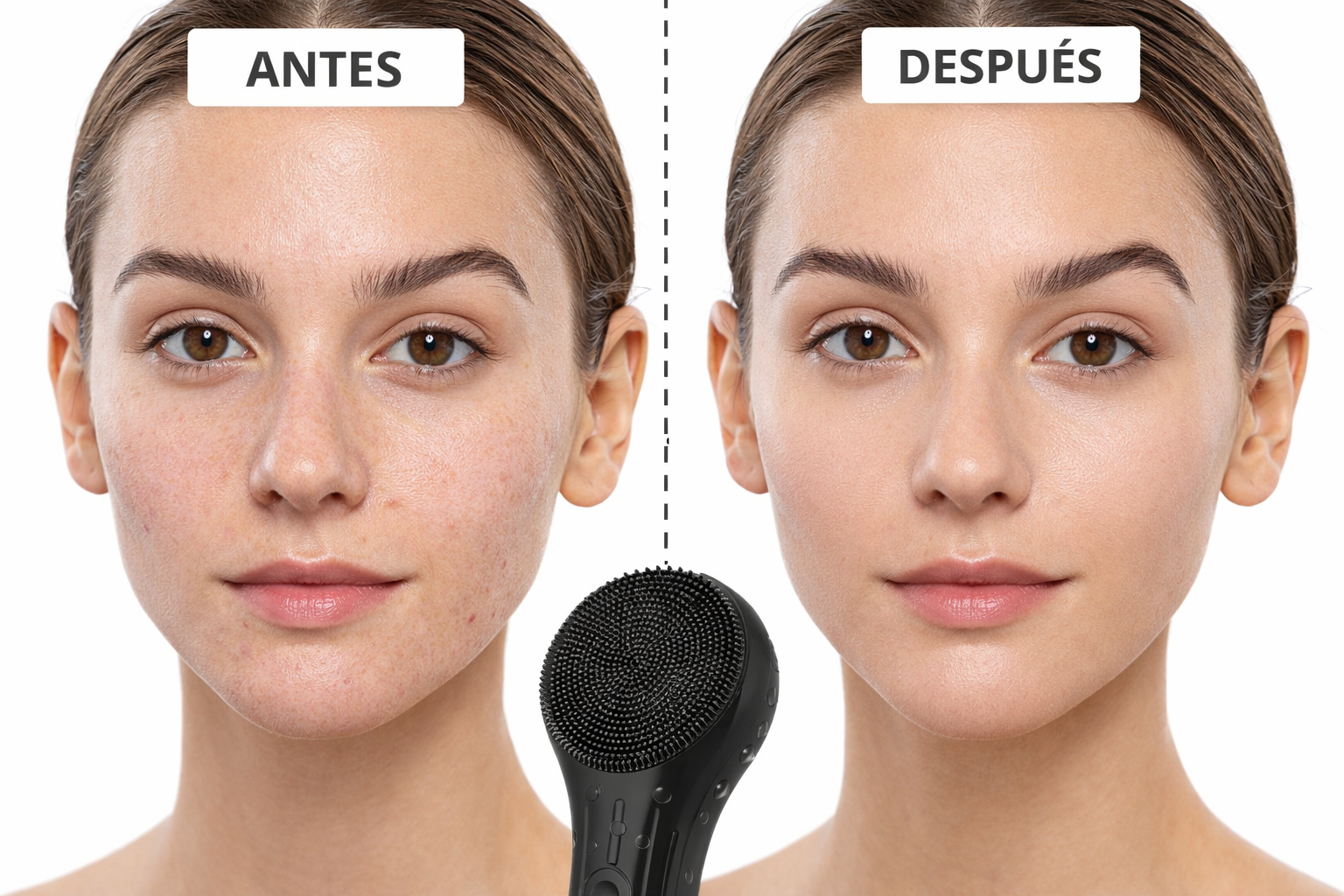 Soft Silicone Facial Cleansing Brush – Deep Pore Cleaning & Exfoliation