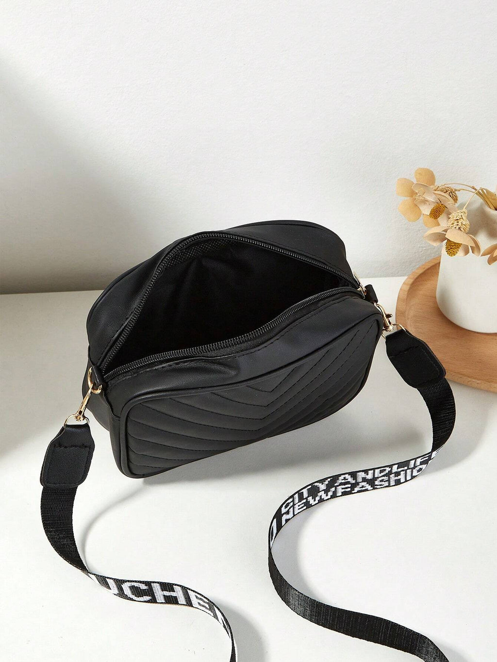 Women'S Fashion Quilted Shoulder Bag, Small Square Crossbody Handbag