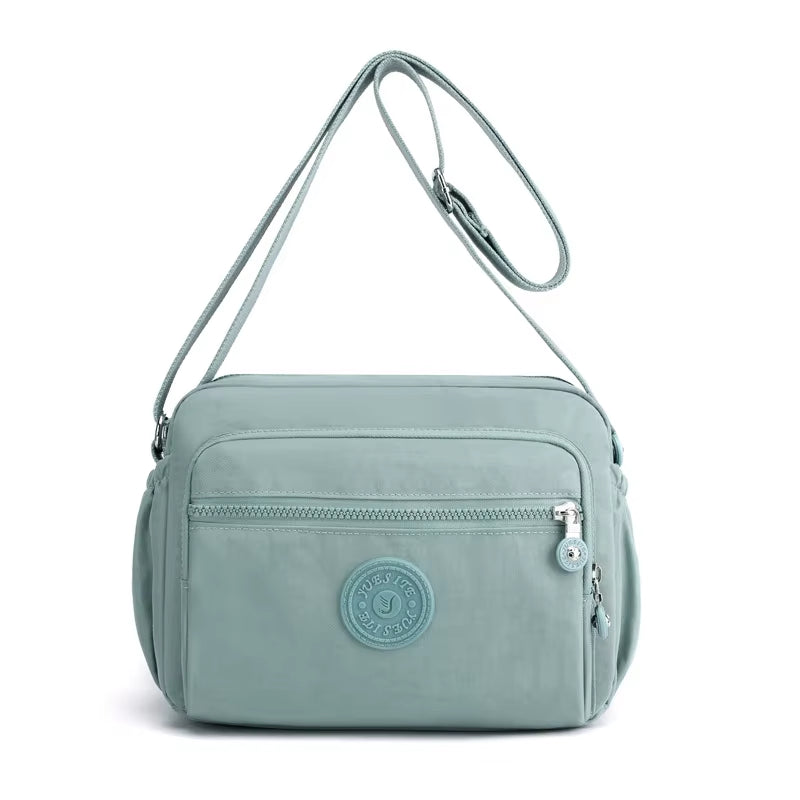 Summer New Small Women'S Handbags Waterproof Nylon Woman Shoulder Bag Lightweight Casual Women Bag 7 Colors Solid Female Bolsas